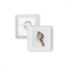 Imagem de Kit de atualização para jogos com teclado mecânico PBT para esboço manual marrom