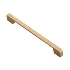 Imagem de 1pc ouro fosco móveis porta alças liga de zinco armário de cozinha alças armário puxa puxadores de gaveta ferragem, 192mm