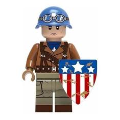 Imagem de Boneco Blocos De Montar Capitão América Primeiro Vingador - Mega Block
