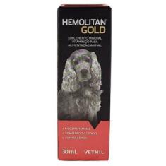 Imagem de Hemolitan Gold 30ml Vetnil Suplemento Cães E Gatos