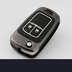 Imagem de TPHJRM Carcaça da chave do carro em liga de zinco Capa da chave, adequada para Chevrolet cruze orlando tahoe trax OPEL VAUXHALL Insignia Astra