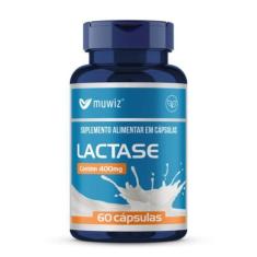 Imagem de Enzima Lactase 60 Cápsulas Intolerância Lactose Muwiz