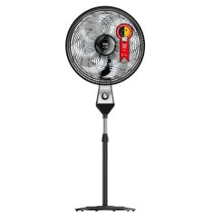 Imagem de Ventilador de Coluna Wap Flow Turbo com 8 pás, 3 velocidades e 180W – Preto e Cinza