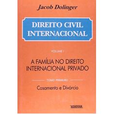 Imagem de Direito Civil Internacional - Vol. I -tomo I - Dolinger, Jacob - 9788571470491