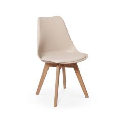 Imagem de Cadeira Eames Wood Leda Design - Nude