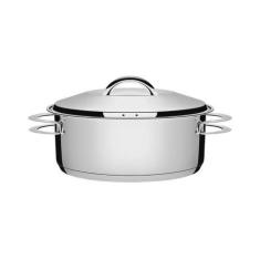 Imagem de Caçarola Rasa Inox Fundo Triplo Solar 24cm 4,7l Tramontina