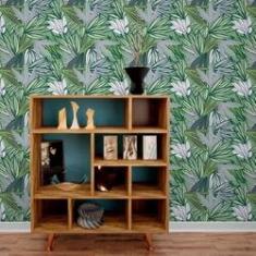Imagem de Papel De Parede Adesivo Folhas N013236 Rolo 0,58X3M