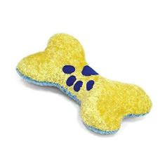 Imagem de Osso Branco Pelucia Chalesco para Cães