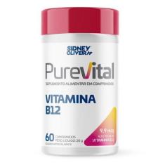 Imagem de Vitamina B12 9,9Mcg Purevital 60 Comprimidos Sidney Oliveira