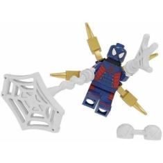 Imagem de Boneco Blocos De Montar Homem Aranha Traje Isolante Marvel - Mega Bloc