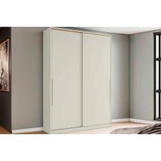 Imagem de Módulo de Quarto Casal Guarda Roupa MC10 Seletto c/ 2 Portas Correr e 3 Gavetas Areia - Henn