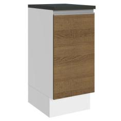 Imagem de Balcão Armário De Cozinha 100% Mdf 35 Cm 1 Porta Branco Rustic Acordes