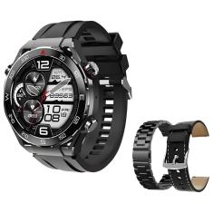 Imagem de Relógio Redondo Smartwatch Hw5 Max Lançamento Monitor De Saúde Atividades Fisicas Original C/Nf-Unissex