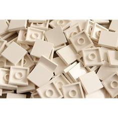 Imagem de Peças e peças LEGO: Branco 2x2 Azulejo x100