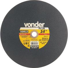 Imagem de Disco de corte 355,6x3,0x25,40 2 telas para aço carbono vdr12 - Vonder Plus