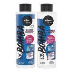 Imagem de Kit Sos Bomba Salon Line Shampoo + Condicionador 200Ml