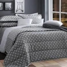 Imagem de Jogo de Cama Solteiro Duplo 3 Peças 140 Fios Realce Premium Hugo Sultan 