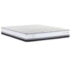 Imagem de Colchão Queen Size Herval C1634 com Molas Ensacadas e Pillow Top One Side 28x158x198cm - Cinza/Preto