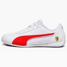 Imagem de Tenis Masculino Puma 307812 Ferrari Neo Cat 2sem23 Branco/Vermelho 37-Masculino