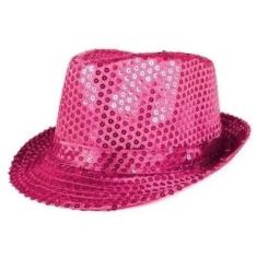 Imagem de Chapéu Carnavalesco Adereço Fantasia Brilhante Adulto Paetê - DreamInB