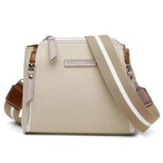 Imagem de Bolsa Em Lona Feminina Transversal Moderna Elegante-Feminino