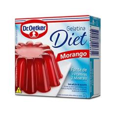 Imagem de Dr.Oetker Dr. Oetker Gelatina Em Pó Diet Sabor Morango Sobremesa Com Sabor E Consistência Deliciosa Fácil De Fazer 12G
