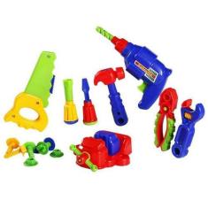 Imagem de Kit Ferramentas Completo E Infantil 16 Peças Calesita Ref 457