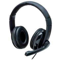 Imagem de Headphone Multilaser Pro Preto Com Microfone USB Preto PH317