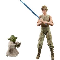 Imagem de Figuras Star Wars Black Series Deluxe Luke E Yoda - E9642 - Hasbro