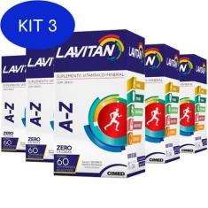 Imagem de Kit 3 Polivitamínico Lavitan Az 5 Un De 60 Comprimidos Cimed