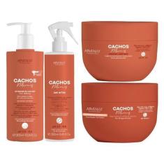 Imagem de Kit Arvensis Cachos Ondulados Ativador Day After Masc Geleia