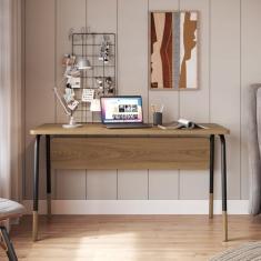 Imagem de Mesa Escrivaninha Organica 120cm Home Office Flexus Hanover/Preto