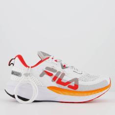 Imagem de Tênis Fila Racer T2 Branco e Vermelho-Masculino