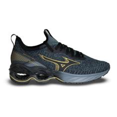 Imagem de Tênis Mizuno Wave Invictus 3 Masculino Preto
