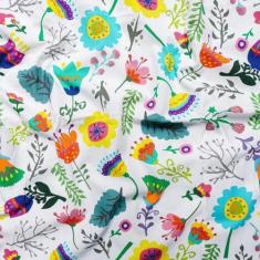 Imagem de Lençol De Elástico Eu Vejo Flores - Pui Kids