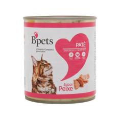 Imagem de Ração Úmida Para Gato Adulto Lata Bpets Patê - Salmão 280G - Ipet