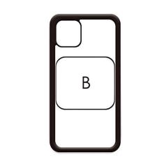 Imagem de Capa de teclado com símbolo B para iPhone 12 Pro Max para Apple Mini Mobile Case Shell