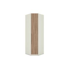 Imagem de Guarda Roupa Closet Modulado de Canto Oblíquo Seletto MC07 c/ 1 Porta cor Areia/Jequitibá - Henn