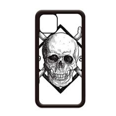 Imagem de Skeleton Pirate 1989 Decoração Padrão para iPhone 12 Pro Max Capa para Apple Mini Mobile Case