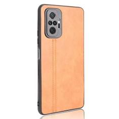 Imagem de Capa adequada para Xiaomi Redmi Note 10 Pro Max 4G capa de celular estilo couro robusto proteção 360° capa de proteção de cor retrô para Xiaomi Redmi Note 10 Pro Max 4G