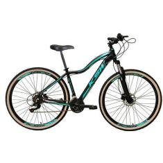 Imagem de Bicicleta Feminina Aro 29 Ksw Mwza 24V Freio A Disco Garfo Com Suspens