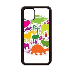 Imagem de Capa com design redondo de animais coloridos para iPhone 11 Pro Max para Apple Mobile Case Shell