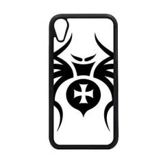 Imagem de Capa para iPhone XR com estampa de aranha preta para proteção de telefone Apple