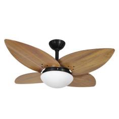 Imagem de Ventilador De Teto Infinity Lótus Preto 4 Pás Freijó 220 V 1025