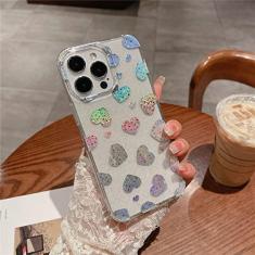 Imagem de Capa de telefone rígida clara com brilho a laser Aurora de luxo para iPhone 13 11 14 14 Plus 13 12 Pro Max 11 Capa macia transparente fofa, G, para iPhone 11ProMax