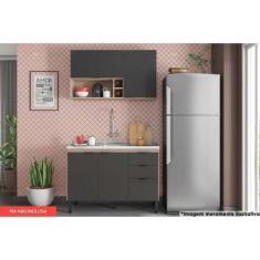 Imagem de Cozinha Modulada Completa Firenze 2 Peças (1 Aéreo + 1 Balcão) Cp11 Av