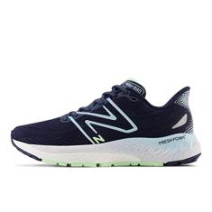 Imagem de New Balance Fresh Foam X 880 V13 Tênis de corrida feminino, Nb Azul Marinho/Azul/Verde Aura, 34