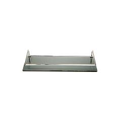 Imagem de Porta Shampoo Reto Em Vidro Refletivo Lapidado - Aquabox - 40cmx14cmx8mm