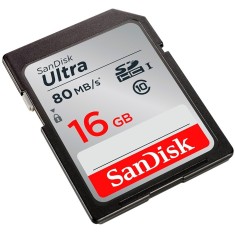 Imagem de Cartão de Memória SDHC SanDisk Ultra 16 GB SDSDUNC-016G