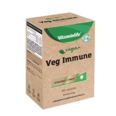 Imagem de Vegan Immune Vit C + Zinco (60 Caps) - Padrão: Único - Vitaminlife